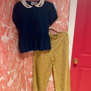 Disney Dress Shop Snow White Top and Bottom set.